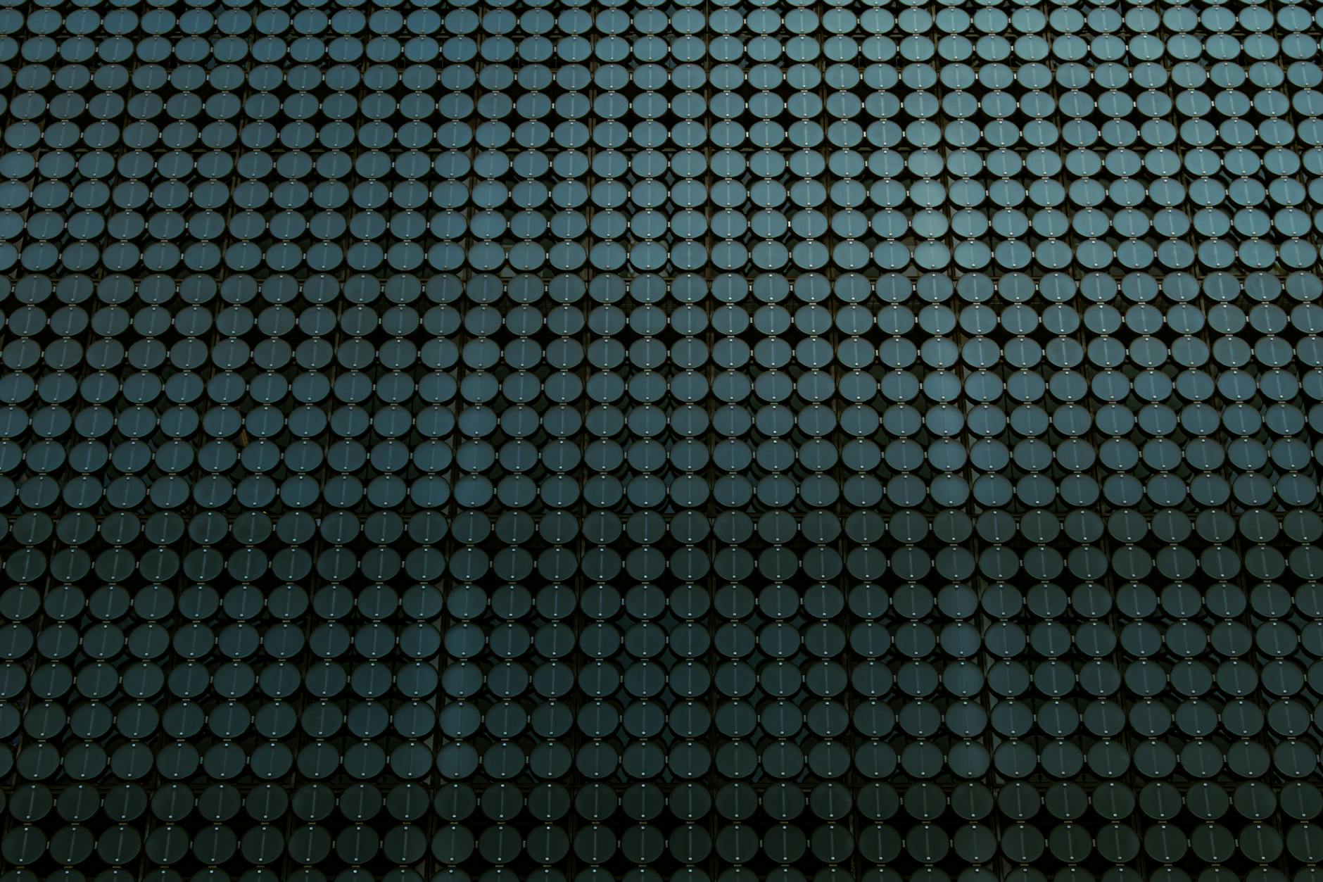 Minimal abstract geometric dot grid pattern dark texture